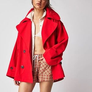 Free People Highlands Peacoat
